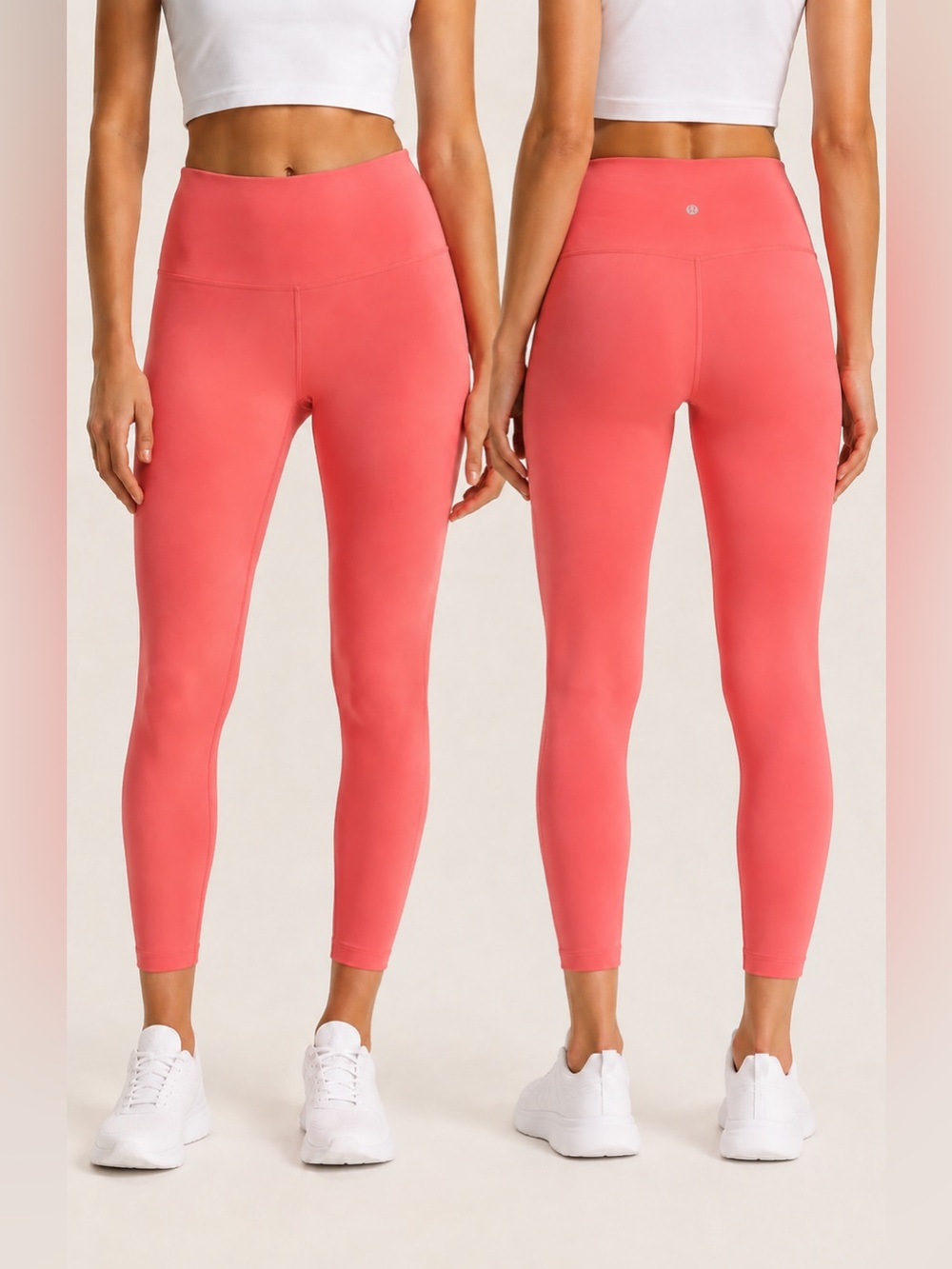 Lululemon Align High-Rise Pant 25” Raspberry Cream Size 6 NWT $98